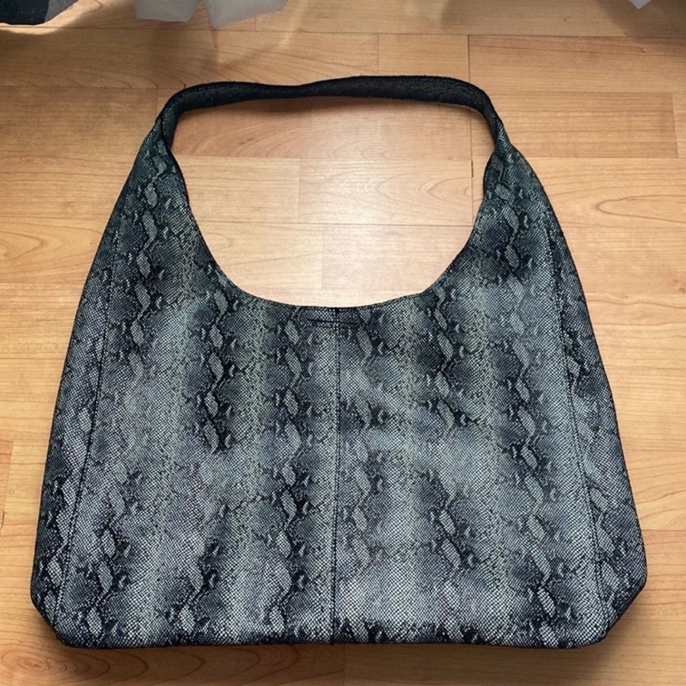 Streets Ahead Leather SnakeSkin Hobo Bag